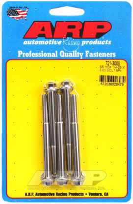 Bilde av 1/4-28 x 3.000 hex SS bolts