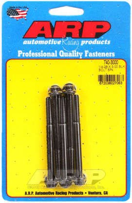 Bilde av 1/4-28 x 3.000 12pt black oxide bolts