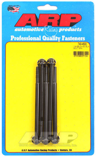 Bilde av 1/4-28 x 4.500 12pt black oxide bolts