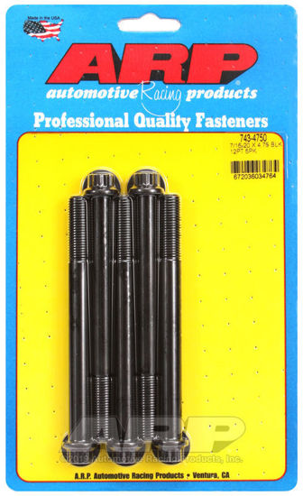Bilde av 7/16-20 x 4.750 12pt black oxide bolts