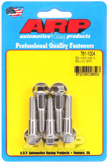 Bilde av M8 x 1.25 x 35 hex SS bolts