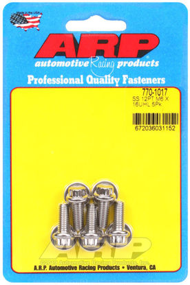 Bilde av M6 x 1.00 x 16 12pt SS bolts