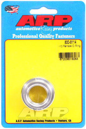 Bilde av -10 female O ring aluminum weld bung