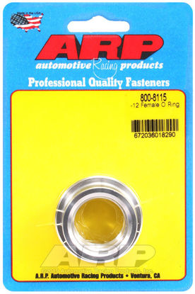 Bilde av -12 female O ring aluminum weld bung