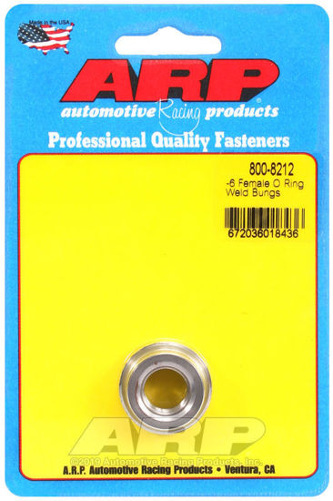 Bilde av -6 female O ring steel weld bung