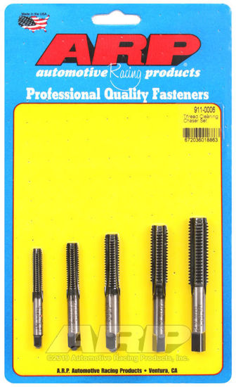 Bilde av 1/4-20, 5/16-18, 3/8-16, 7/16-14, 1/2-13 thread cleaning tap set