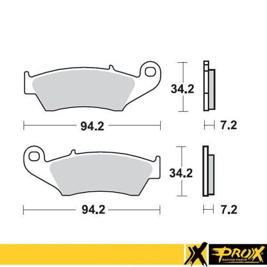 Bilde av ProX Front Brake Pad CRF250/450R '02-27 + KX250F '04-27