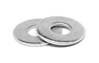 Bilde av 1/4 ID .550 OD no chamfer black washer 2pk