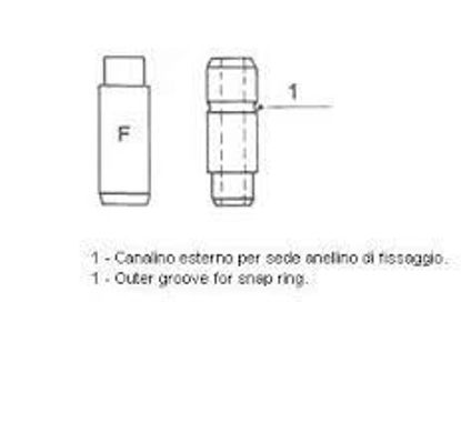 Bilde av VALVE GUIDE EX (4) MB