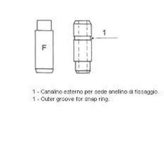 Bilde av VALVE GUIDE EX (6) PORSCHE
