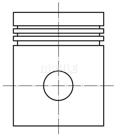 Bilde av STEMPEL 80,00MM BMW 323i M60 2315CC 1977-1982
