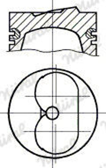 Bilde av STEMPEL 82,60 MM FIAT 1,7/1,9 DIESEL