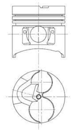 Bilde av STEMPEL 1,00MM MITSUBISHI GALANT/L300/PAJERO 4D55T 2346CC 1983-1986