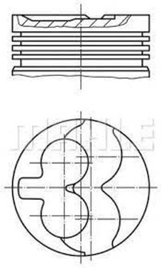 Bilde av STEMPEL STD 83,00MM NISSAN PATROL SD33/SD33T 3246CC 1979-1989