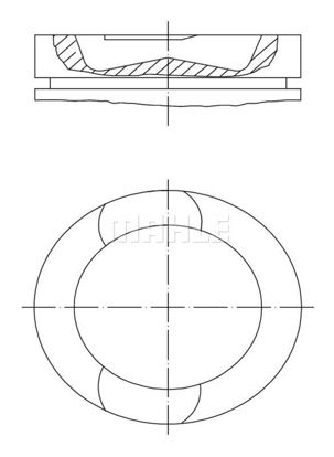 Bilde av STEMPEL 127,00MM SCANIA DS11.75/DSC11 1990-